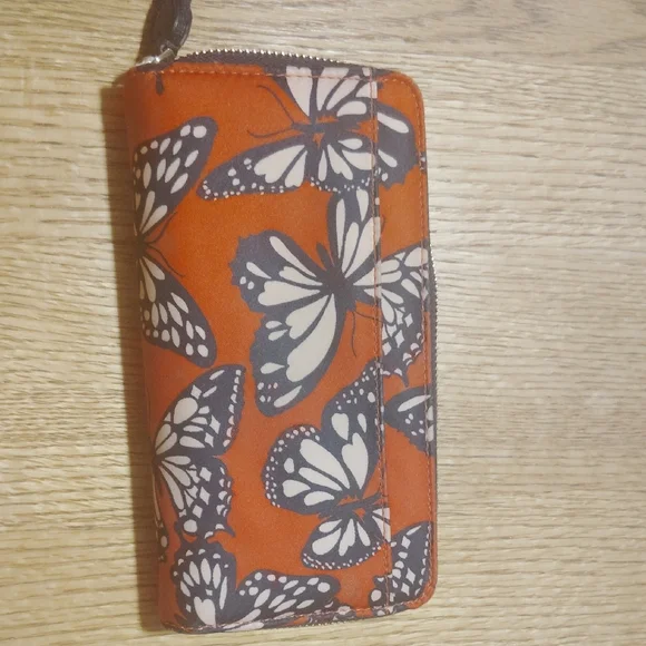 kate spade Orange Butterfly Wallet - Picture 7 of 11
